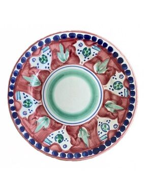 Pascal Ceramiche d'Arte Ravello Bird Salad Dessert Plate